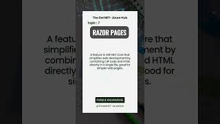 Mastering [Dot Net/ Azure ] Fast #dotnet  #azure #dotnetcore #learning Topic 7