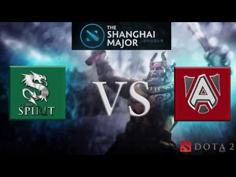 Team Spirit Vs Alliance shanghai major 2016 highlights (Qualification #1)