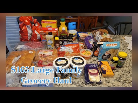 Weekly Walmart Grocery Haul -✨️Large Family✨️ - January 29th- Feb 4th, 2024. $165