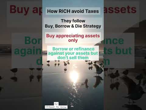 Buy, Borrow & Die Strategy #feedtogrow #financialliteracy