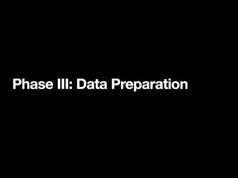 Phase III: Data Preparation  | ESSENTIALS
