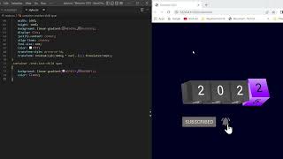 Animated 2023 count down Html CSS graphics #html #css #animation #2023