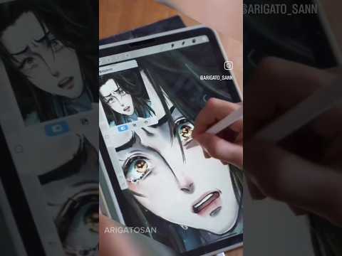 DRAWING CRYING XIE LIAN TIME LAPSE #drawing #timelapse #illustration  #tgcf #天官賜福 #procreate