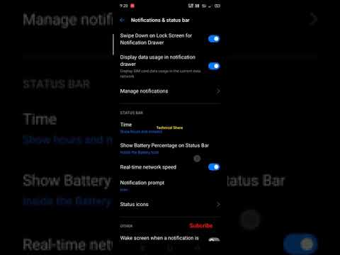 Show  hours and minutes ON / OFF