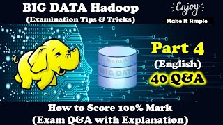 Big Data Certification Course - Part 4 (40 Q&A with Explanations - Examination Tips & Tricks)