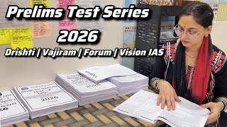 Prelims Test Series 2026 Review | Drishti vs Vajiram vs Forum vs Vision IAS | Best Test Series 2026