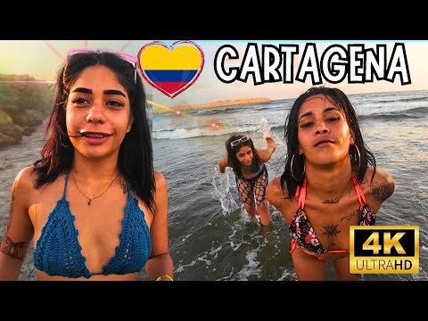 🇨🇴 Hollywood Beach In 4K 💎 ● See WHY Tourists Love This Place  📍Cartagena , Colombia 2025