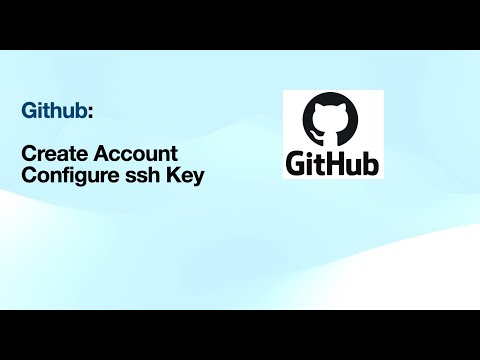 Github.com - Create account and SSH Key configuration