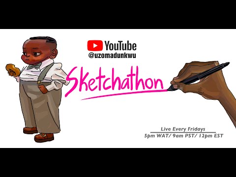 Sketchathon 10 | Watch Me Design Characters For Animation