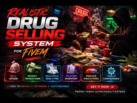 [ESX/QB/QBX] /hustle | Ultimate Drug Sales & Selling System