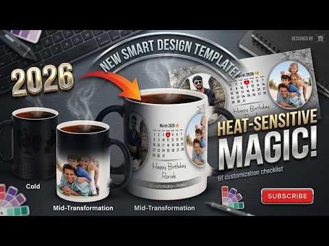 Mug design psd 2026 🎂 free download birthday special