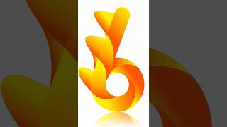 Modern Abstract Number 6 Design - Stunning Logo Concept | #coreldrawtutorialhindi #graphicdesign