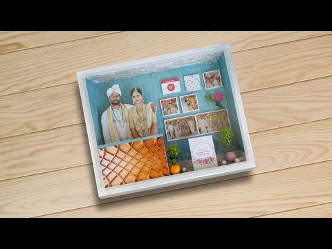 Handmade wedding gift box