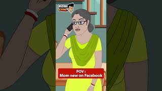 Full Video link in the comment box #shorts #MomOnSocialMedia #funnyvideo #viralvideos #comedyvideos
