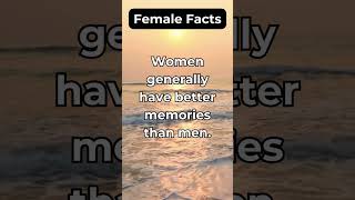 Why people must know Female Facts #psychologyfacts #facts #female
