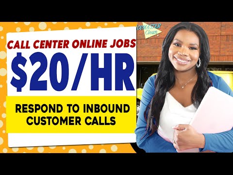 ☎️ Apply Now: Up to $20/Hour Call Center Online Job | Work From Home Jobs 2025