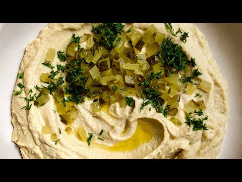 Dill Pickle Hummus Recipe