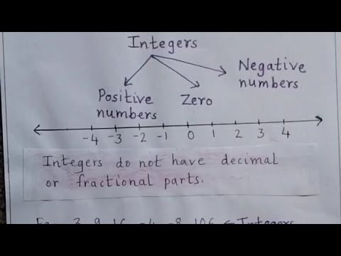 Numbers (Natural numbers, Whole numbers, Integers) | Basic Knowledge 