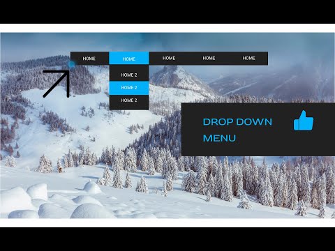 How to Make DROP DOWN MENU   HTML / CSS
