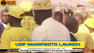 UDF MANIFESTO LAUNCH - NYAMBADWE 2025 | ATUPELE MULUZI MALAWI PRESIDENTIAL ELECTIONS | Trending