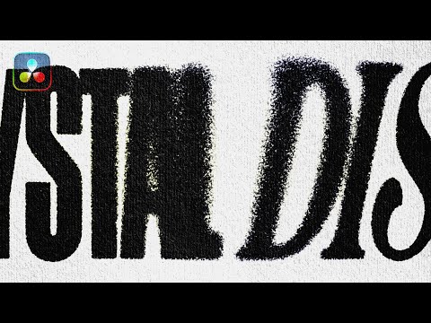 Distressed Bleed Text in DaVinci Resolve (Tutorial)