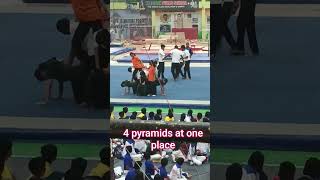 4 pyramids at one place in my school