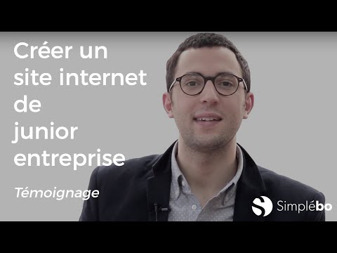 Créer un site internet de Junior entreprise - Témoignage client Simplébo - Jonathan Muallem