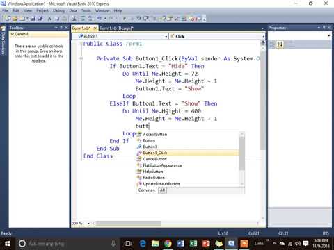 Folding Form in VB NET