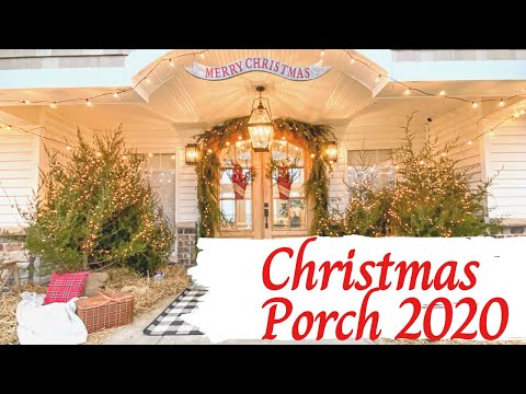 Christmas Porch Makeover 2020