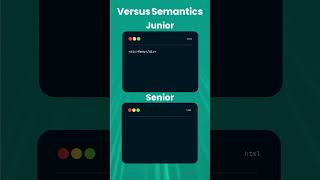 versus semantic in html web development series part 5 #html #thedevhub #versussemantics #htmlcss