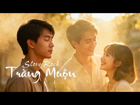 TRĂNG MUỘN | Slow Rock Gây Nghiện | Giọng Nam Trầm Buồn – Khi Tình Yêu Đến Trễ…, Cả Đời Tiếc nhớ