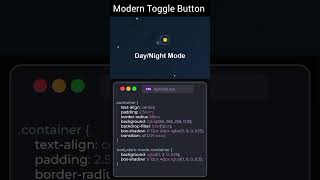Smooth Animated Toggle Button | HTML, CSS & JS