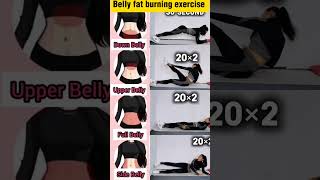 Belly Fat Burning Exercises 🔥 Slim Waist & Flat Abs Fast | #Shorts