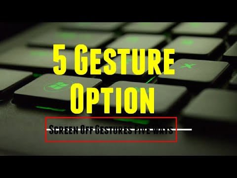 5 Ways To Screen Off By Gesture Option ||@latesttech. ||