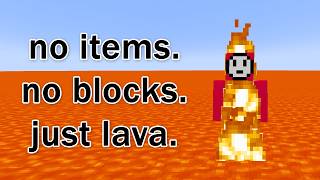 Can You Beat Minecraft if the Whole World is Lava?