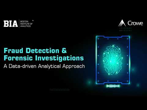 Fraud Detection & Forensic Investigations- A Data- driven Approach.