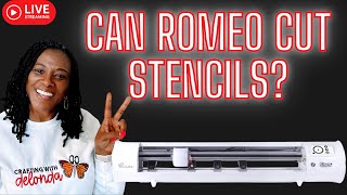 Can I Make and Cut My Own Stencils with my Siser Romeo and Dollar Tree Chopping Mats?