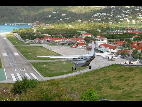 Landing at Saint Barthelemy | FlightGear