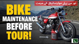 Motorcycle Maintenance | For Next Ride Tour #journeybytaste