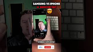 iPhone 16 Pro Max vs Samsung S25 Ultra – AI Remover Test Shocks Everyone! ⚠️🤯#shorts#viralvideo