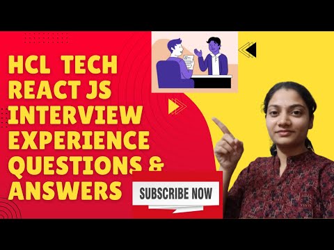 #HCLTech ReactJs Interview | Frontend Interview #reactjsdeveloper #reactjsinterview #hcl #hcltech