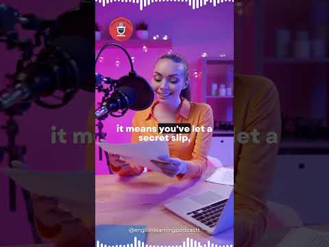 Let the Cat Out of the Bag 🐱💬  Fun English Idiom Explained  English Learning Podcast