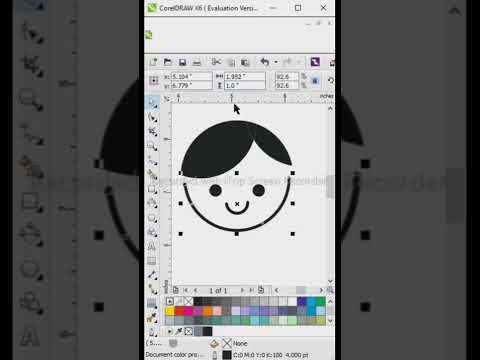 3d profesonal logo | Child Icon logo in CorelDraw bengla | Face logo | #shorts #besttutorial #corel