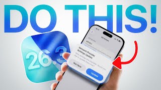 iOS 26.3 - Do This IMMEDIATELY After You Update!