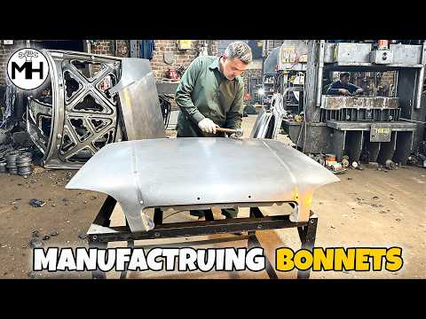 Manufacturing process of Bonnets with Amazing Skills || Production Line of Car hood in 3rd World