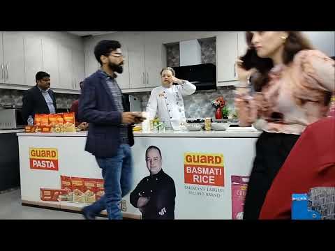 Biryani made by Chef Mehboob with Guard Rice cooking workshop at Cothm college Garden Town LHR Pak