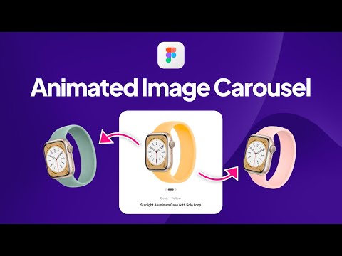 Create an Animated Image Carousel | Figma Tutorial
