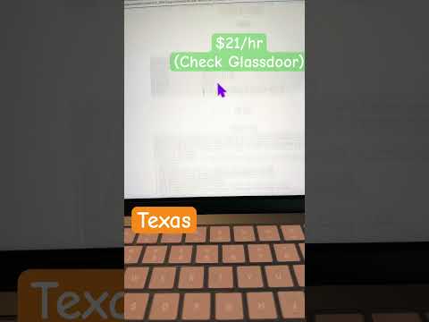$21/hour W@H Job in Texas! #workfromhome #onlinejobs #texas