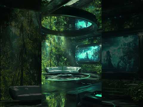 Subterranean Oasis: Cutting-Edge Luxury Bunker in 2060 #bunker