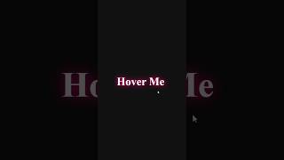 Make Glow Text on Hover with CSS Easy Trick for Beginners!” |#coding #shorts #vlog #csstricks #css